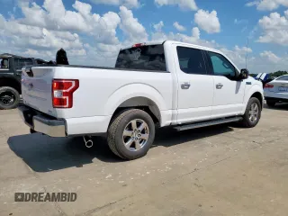 2018 Ford F-150 XL with VIN 1FTEW1CP6JKF21152, listed as a Copart auction lot 65163865 with 66,371 mi miles and Salvage title. Bid and sale history available at DreamBid. Image 3.
