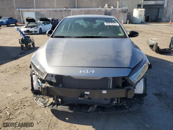 2022 Kia Forte GT with VIN 3KPF44AC0NE443875, listed as a Copart auction lot 49978475 with 13,180 mi miles and Salvage Title. Bid and sale history available at carsss.com. Image 5.