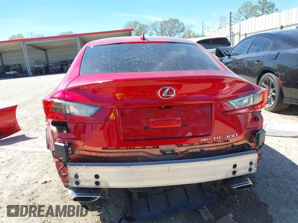 2016 Lexus RC 300 F Sport with VIN JTHSM5BCXG5001041, listed as a IAAI auction lot 41800718 with 86,523 mi miles and . Bid and sale history available at DreamBid. Image 17.