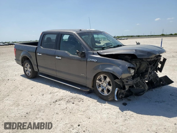 2017 Ford F-150 XL with VIN 1FTEW1CPXHKE11277, listed as a Copart auction lot 52996315 with 117,604 mi miles and Salvage title. Bid and sale history available at DreamBid. Image 4.