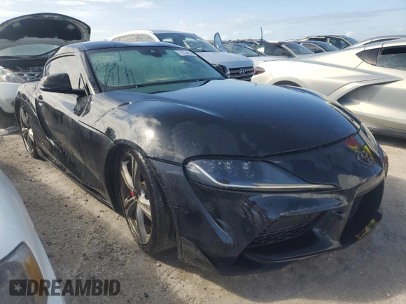 2020 Toyota GR Supra 3.0 with VIN WZ1DB4C00LW026728, listed as a Copart auction lot 76254554 with 19,815 mi miles and Non Repairable. Bid and sale history available at carsss.com. Image 4.