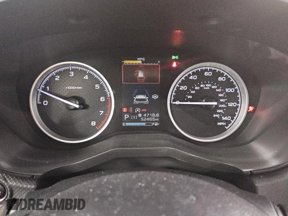 2022 Subaru Forester Premium with VIN JF2SKADC2NH444536, listed as a Copart auction lot 55051115 with 52,465 mi miles and Salvage title. Bid and sale history available at DreamBid. Image 9.