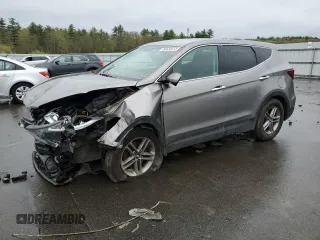 2017 Hyundai Santa Fe 2.4L z VIN 5NMZTDLB1HH036584, wystawiony jako Copart lot #56033815 z przebiegiem 56 003 mil mil oraz Szkoda całkowita • Salvage title. Historia ofert i sprzedaży dostępna na DreamBid. Obrazek 1.