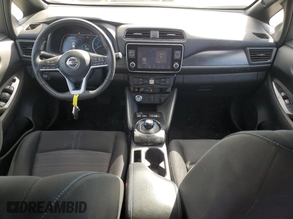 2020 Nissan LEAF SV Plus with VIN 1N4BZ1CPXLC306404, listed as a Copart auction lot 49684355 with 39,632 mi miles and Salvage Title. Bid and sale history available at DreamBid. Image 8.