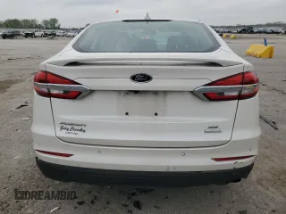 2020 Ford Fusion SE with VIN 3FA6P0HD1LR249902, listed as a Copart auction lot 53847995 with 43,140 mi miles and Salvage title. Bid and sale history available at DreamBid. Image 6.