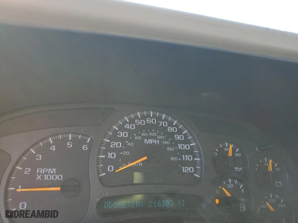 2003 Chevrolet Tahoe Z71 with VIN 1GNEK13T93R106806, listed as a Copart auction lot 80466604 with 216,303 mi miles and Salvage Title. Bid and sale history available at carsss.com. Image 9.