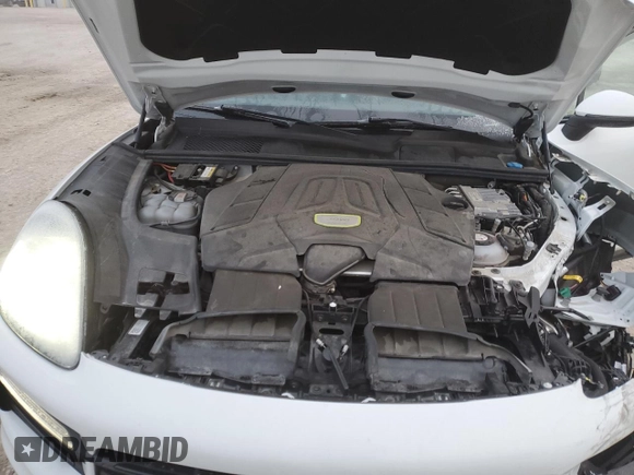 2021 Porsche Cayenne E-Hybrid Hybrid with VIN WP1BE2AY7MDA44052, listed as a Copart auction lot 44595335 with 45,896 mi miles and Salvage title. Bid and sale history available at DreamBid. Image 12.