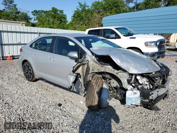 2021 Toyota Corolla SE with VIN 5YFS4MCE3MP090266, listed as a Copart auction lot 52882215 with 43,719 mi miles and Salvage Title. Bid and sale history available at DreamBid. Image 4.