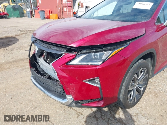 2018 Lexus RX 350L Premium with VIN JTJDZKCA3J2004828, listed as a IAAI auction lot 41810945 with 51,687 mi miles and . Bid and sale history available at DreamBid. Image 18.
