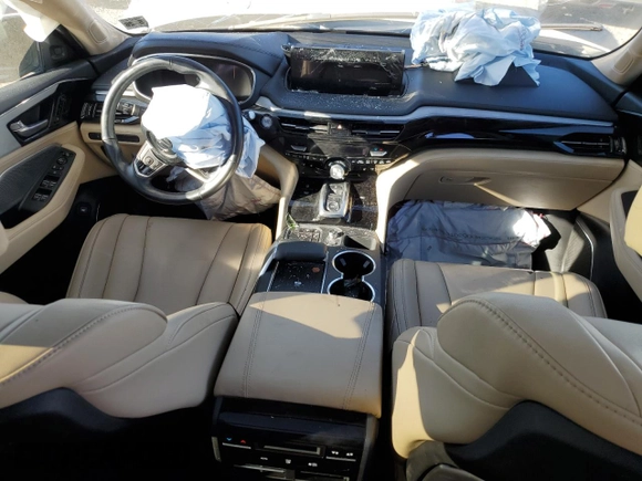 2022 Acura MDX with VIN 5J8YE1H30NL003500, listed as a Copart auction lot 77547734 with 0 mi miles and Salvage Title. Bid and sale history available at carsss.com. Image 8.