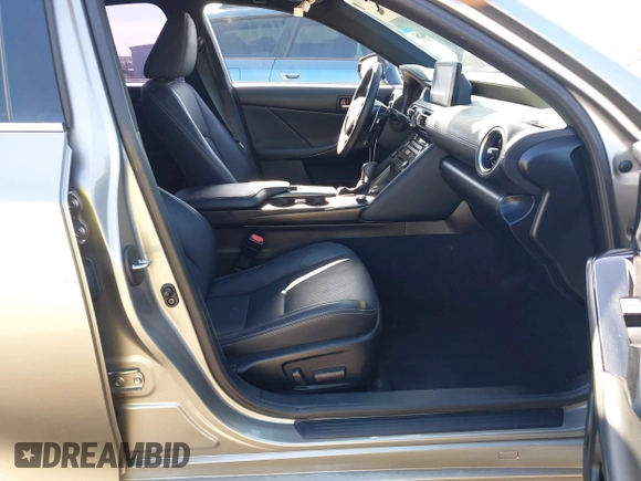 2021 Lexus IS 300 with VIN JTHCA1D24M5115848, listed as a IAAI auction lot 42179771 with 47,670 mi miles and . Bid and sale history available at DreamBid. Image 5.