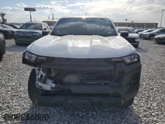 2023 Chevrolet Colorado 4WD Work Truck with VIN 1GCPTBEK6P1164370, listed as a Copart auction lot 88017625 with 34,139 mi miles and Salvage title. Bid and sale history available at DreamBid. Image 5.