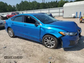 2020 Ford Fusion SE with VIN 3FA6P0HD9LR259402, listed as a Copart auction lot 61955965 with 59,814 mi miles and Salvage title. Bid and sale history available at DreamBid. Image 4.
