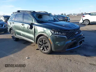 2022 Kia Sorento X-Line S with VIN 5XYRLDLC5NG138078, listed as a IAAI auction lot 41265562 with 1 mi miles. Bid and sale history available at carsss.com. Image 1.