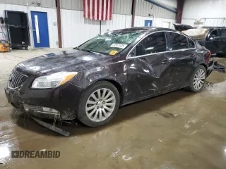 2011 Buick Regal CXL RL3 with VIN W04GR5EC2B1034243, listed as a Copart auction lot 59551025 with 118,594 mi miles and Salvage title. Bid and sale history available at DreamBid. Image 1.