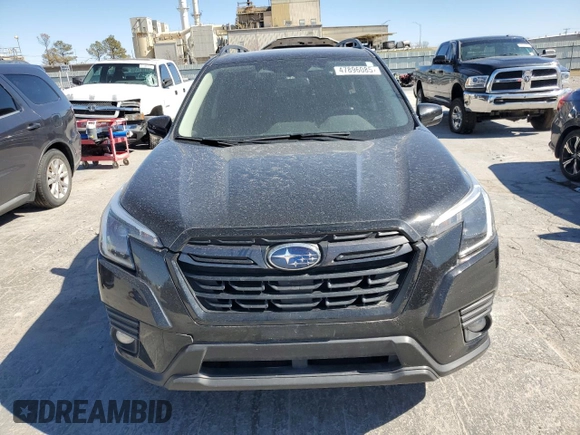 2022 Subaru Forester Limited with VIN JF2SKANC6NH430329, listed as a Copart auction lot 47896085 with 46,224 mi miles and Salvage Title. Bid and sale history available at carsss.com. Image 5.