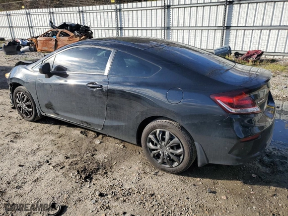 2014 Honda Civic Coupe LX with VIN 2HGFG3B57EH505523, listed as a Copart auction lot 48161055 with 78,045 mi miles and Salvage Title. Bid and sale history available at carsss.com. Image 2.