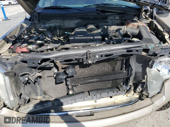 2010 Ford F-150 XL with VIN 1FTFW1EV7AFB20105, listed as a Copart auction lot 57966625 with 306,781 mi miles and Salvage title. Bid and sale history available at DreamBid. Image 11.