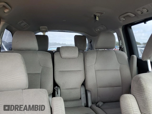 2013 Honda Odyssey EX z VIN 5FNRL5H4XDB077730, wystawiony jako Copart lot #74888294 z przebiegiem Nie podano mil oraz Szkoda całkowita • Salvage title. Historia ofert i sprzedaży dostępna na DreamBid. Obrazek 10.