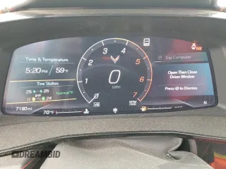 2021 Chevrolet Corvette 3LT with VIN 1G1YC3D45M5103473, listed as a Copart auction lot 72562414 with 7,190 mi miles and Salvage Title. Bid and sale history available at carsss.com. Image 9.