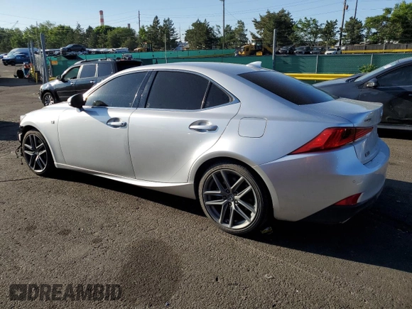 2020 Lexus IS 350 F Sport with VIN JTHGZ1E27L5017792, listed as a Copart auction lot 60219315 with 45,023 mi miles and Salvage title. Bid and sale history available at DreamBid. Image 2.