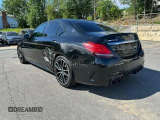 2019 Mercedes-Benz C 43 AMG with VIN 55SWF6EB7KU288950, listed as a Copart auction lot 62078175 with 107,060 mi miles and Clean title. Bid and sale history available at DreamBid. Image 2.