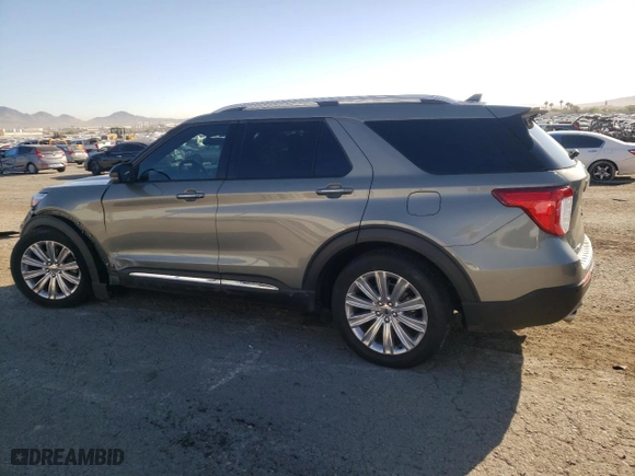 2020 Ford Explorer Limited with VIN 1FMSK7FH5LGB54171, listed as a Copart auction lot 73424144 with 60,801 mi miles and Salvage Title. Bid and sale history available at carsss.com. Image 2.