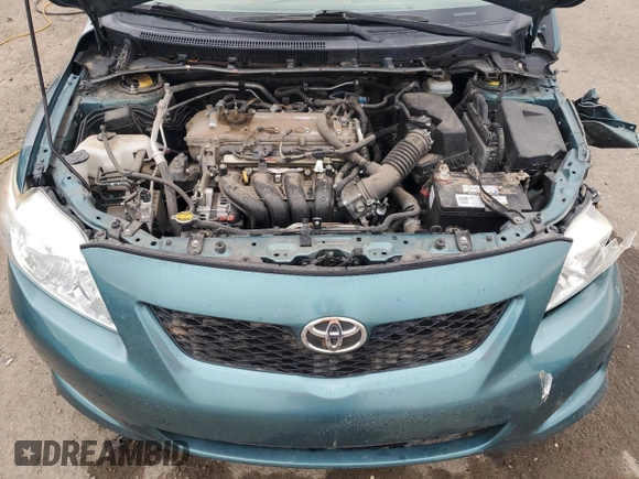 2009 Toyota Corolla with VIN JTDBL40E39J040700, listed as a Copart auction lot 52193715 with 167,837 mi miles and Salvage Title. Bid and sale history available at carsss.com. Image 11.