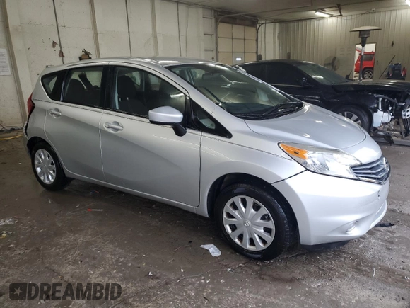 2016 Nissan Note S Plus with VIN 3N1CE2CP7GL365780, listed as a Copart auction lot 52761855 with 87,635 mi miles and Salvage Title. Bid and sale history available at DreamBid. Image 4.