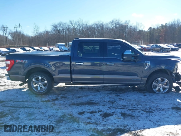 2021 Ford F-150 XL with VIN 1FTFW1ED4MFB70925, listed as a IAAI auction lot 41269509 with 113,805 mi miles. Bid and sale history available at carsss.com. Image 13.