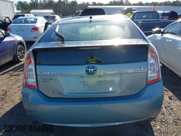 2013 Toyota Prius One with VIN JTDKN3DU2D5681411, listed as a IAAI auction lot 41687126 with 166,146 mi miles. Bid and sale history available at carsss.com. Image 16.