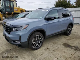 2022 Honda Passport Elite with VIN 5FNYF8H07NB010750, listed as a Copart auction lot 41460683 with 7,459 mi miles. Bid and sale history available at carsss.com. Image 1.