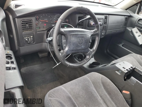 2003 Dodge Dakota SLT with VIN 1D7HL42N93S105421, listed as a Copart auction lot 83088264 with 210,194 mi miles and Salvage Title. Bid and sale history available at carsss.com. Image 8.
