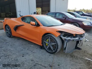 2023 Chevrolet Corvette 2LT with VIN 1G1YB2D40P5101390, listed as a Copart auction lot 81497053 with 6,487 mi miles and Non Repairable. Bid and sale history available at carsss.com. Image 4.
