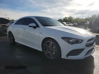 2022 Mercedes-Benz CLA 35 AMG with VIN W1K5J5BB1NN297150, listed as a Copart auction lot 72604584 with 45,594 mi miles and Salvage Title. Bid and sale history available at DreamBid. Image 4.