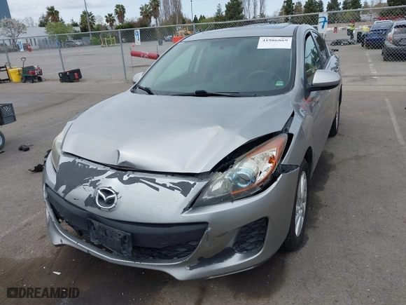 2013 Mazda Mazda3 i Grand Touring with VIN JM1BL1WP0D1790992, listed as a IAAI auction lot 41986869 with 249,902 mi miles. Bid and sale history available at carsss.com. Image 12.