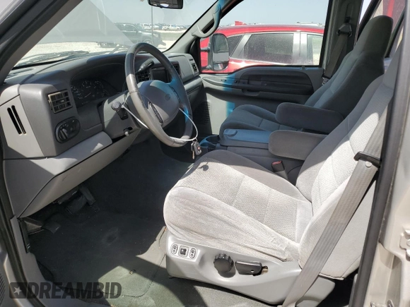 2002 Ford Excursion XLT с VIN 1FMNU41S12EB66529, выставлен на аукционе Copart как лот 49739255 с пробегом 188 896 миль миль и Чистый • Clean title. История ставок и продаж доступна на DreamBid. Изображение 7.