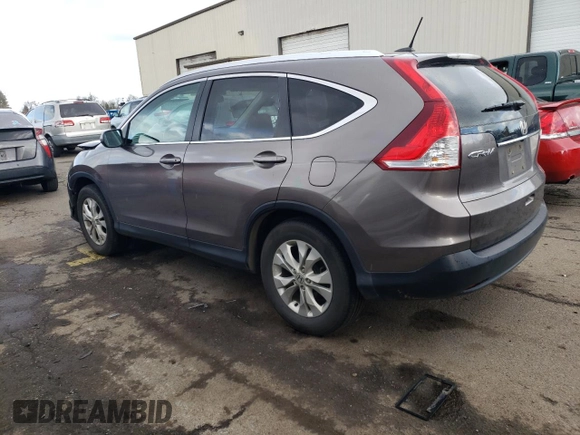 2014 Honda CR-V EX-L with VIN 5J6RM4H71EL070935, listed as a Copart auction lot 47601575 with 76,785 mi miles and Salvage Title. Bid and sale history available at carsss.com. Image 2.