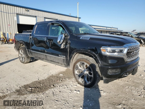 2020 Ram 1500 Limited with VIN 1C6SRFHTXLN255317, listed as a Copart auction lot 48400945 with 31,493 mi miles and Salvage title. Bid and sale history available at DreamBid. Image 4.