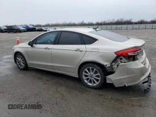 2017 Ford Fusion SE with VIN 3FA6P0HD3HR215984, listed as a Copart auction lot 44459915 with 60,954 mi miles and Salvage Title. Bid and sale history available at DreamBid. Image 2.