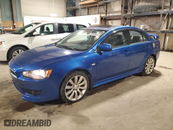 2009 Mitsubishi Lancer GTS with VIN JA3AU86W99U008430, listed as a Copart auction lot 80913634 with 148,787 mi miles and Clean Title. Bid and sale history available at DreamBid. Image 1.