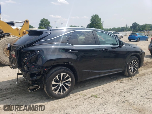 2021 Lexus RX 350 with VIN 2T2HZMDAXMC294632, listed as a Copart auction lot 59843245 with 48,110 mi miles and Salvage title. Bid and sale history available at DreamBid. Image 3.