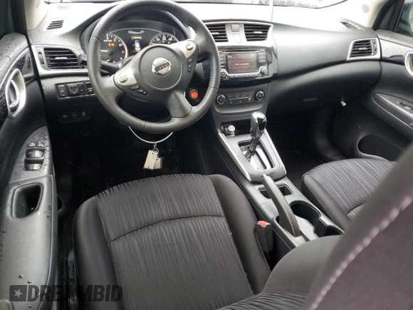 2017 Nissan Sentra SV with VIN 3N1AB7AP6HY371736, listed as a Copart auction lot 52800165 with 63,037 mi miles and Salvage Title. Bid and sale history available at carsss.com. Image 8.
