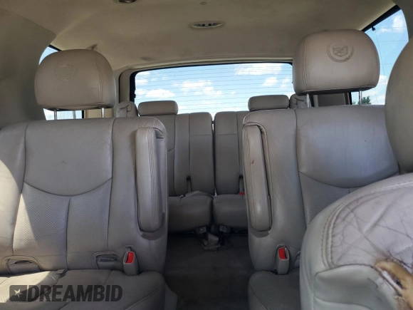 2005 Cadillac Escalade z VIN 1GYEK63N55R212898, wystawiony jako Copart lot #54323405 z przebiegiem Nie podano mil oraz Szkoda całkowita • Salvage title. Historia ofert i sprzedaży dostępna na DreamBid. Obrazek 10.