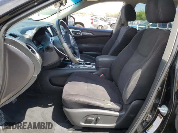 2015 Nissan Pathfinder SV with VIN 5N1AR2MN8FC628824, listed as a Copart auction lot 54905785 with 91,158 mi miles and Salvage title. Bid and sale history available at DreamBid. Image 7.