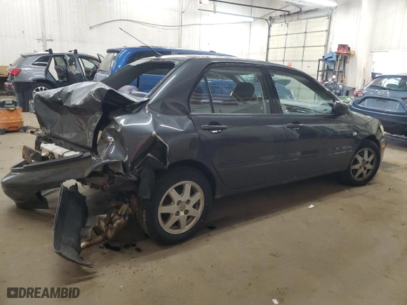 2003 Mitsubishi Lancer LS with VIN JA3AJ36E53U090103, listed as a Copart auction lot 53543705 with 167,724 mi miles and Salvage Title. Bid and sale history available at carsss.com. Image 3.