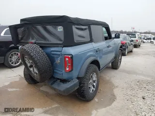 2024 Ford Bronco Badlands with VIN 1FMEE9BP9RLA24861, listed as a IAAI auction lot 41750517 with 8,269 mi miles. Bid and sale history available at carsss.com. Image 4.