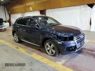 2018 Audi Q5 Premium Plus with VIN WA1BNAFY3J2219015, listed as a Copart auction lot 51166475 with 81,933 mi miles and Salvage Title. Bid and sale history available at carsss.com. Image 4.