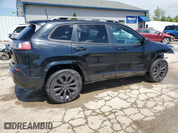2019 Jeep Cherokee Limited with VIN 1C4PJMDN8KD367068, listed as a Copart auction lot 58315425 with 74,046 mi miles and Salvage title. Bid and sale history available at DreamBid. Image 3.