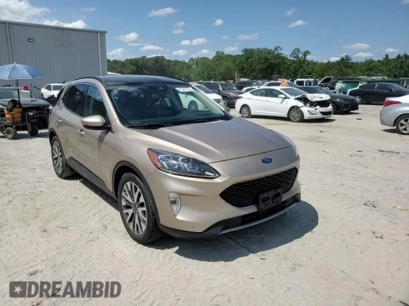 2020 Ford Escape Titanium Hybrid with VIN 1FMCU0DZXLUA07024, listed as a Copart auction lot 61547795 with 36,965 mi miles and Salvage title. Bid and sale history available at DreamBid. Image 14.